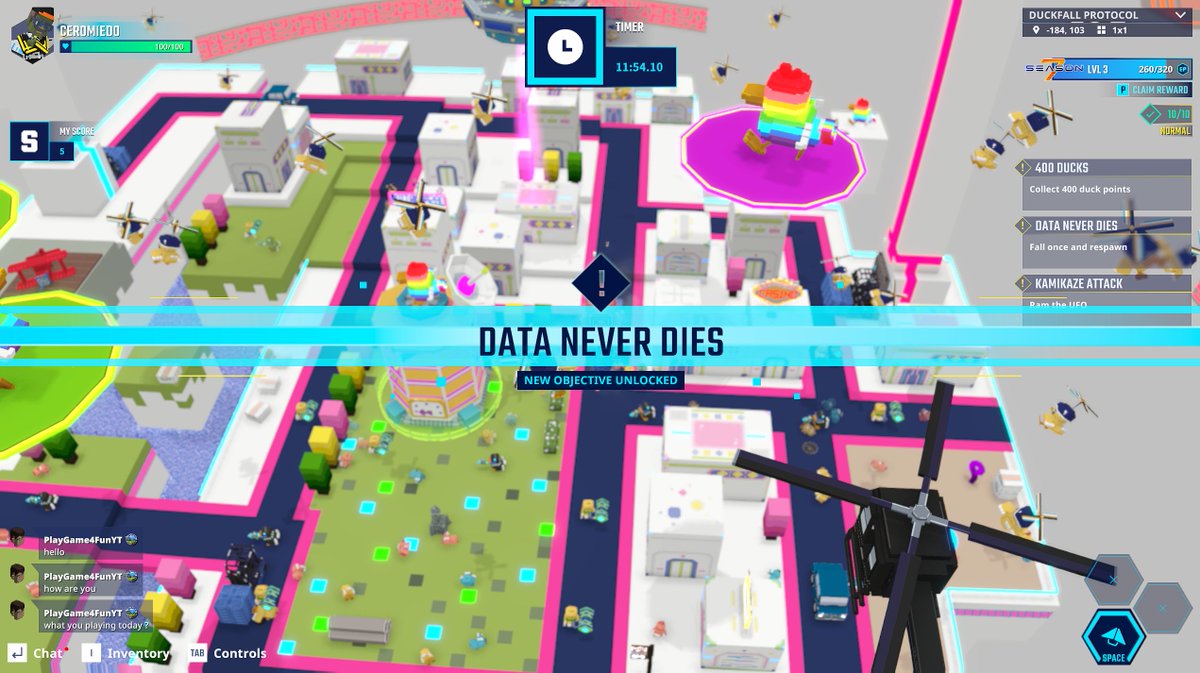 Helicopter found, action shot acquired in The Sandbox Season 7. <a href="/TheSandboxGame/">The Sandbox</a> tsbga.me/TheSandbox #Season7