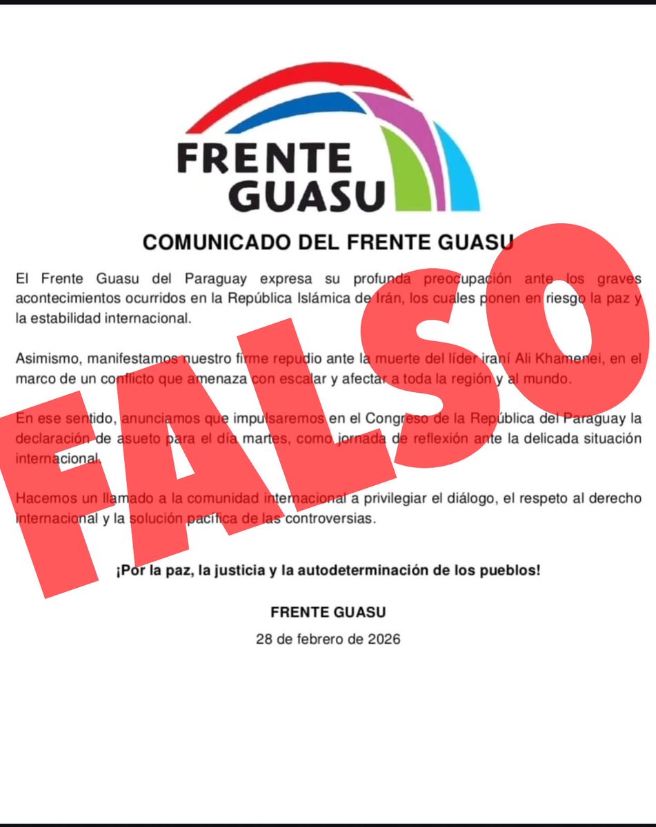 Frente Guasu tweet media