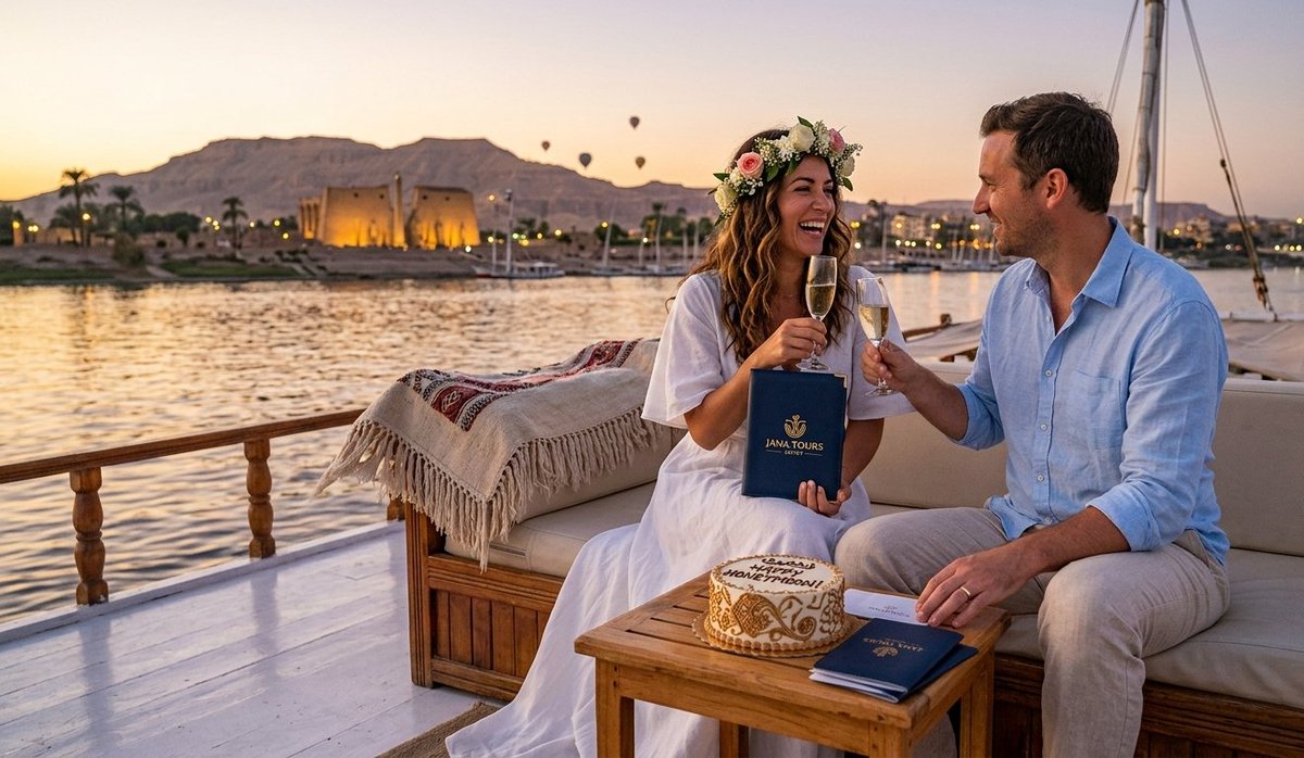 Pyramids. Nile cruises. Red Sea beaches.
Upgrade your honeymoon game in Egypt. 🇪🇬❤️
Luxury packages  Book now! 👇
[ bit.ly/3JV0H9H]