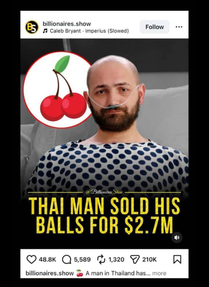 worldclass002's tweet photo. According to what is going on in billionaire show, a man sold his two orange for $2.7m https://t.co/u4vF3lLYie