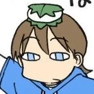 yuuko has blue eyes in early nichijou instead of brown and i think thats interesting