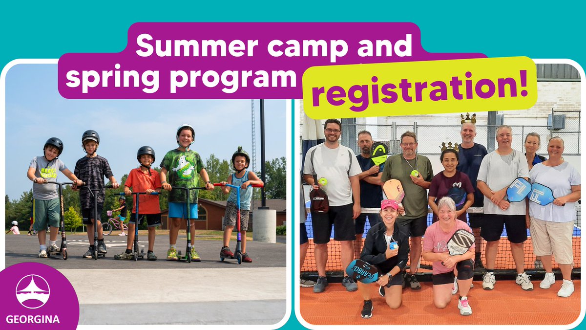 Did you know the ROC offers summer camps and outdoor programs? Keep the fun going all year long.

Registration for summer camp and spring programs is open. Sign up today at georgina.ca/recreation.