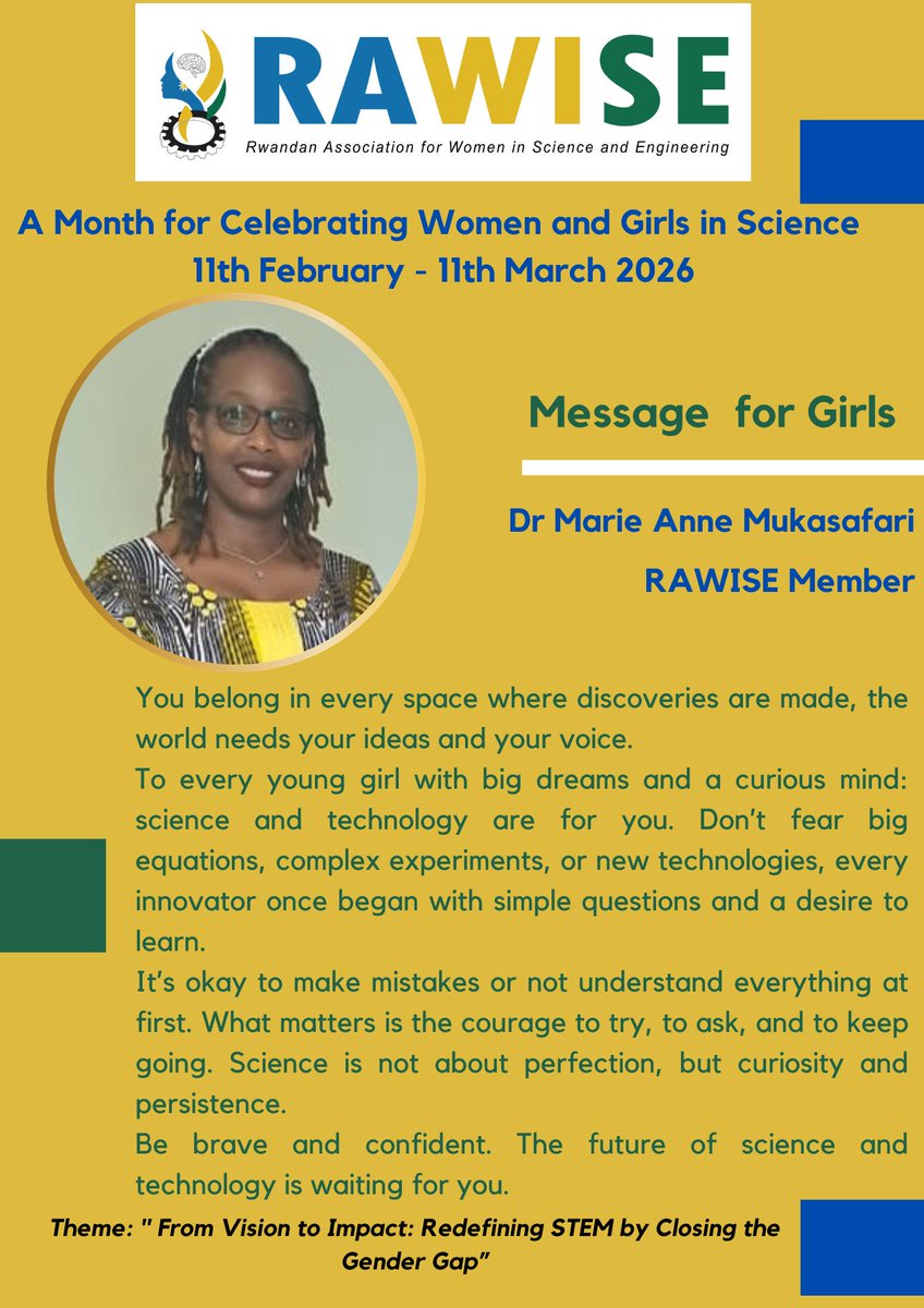 Rwandan Women in Science & Engineering tweet media