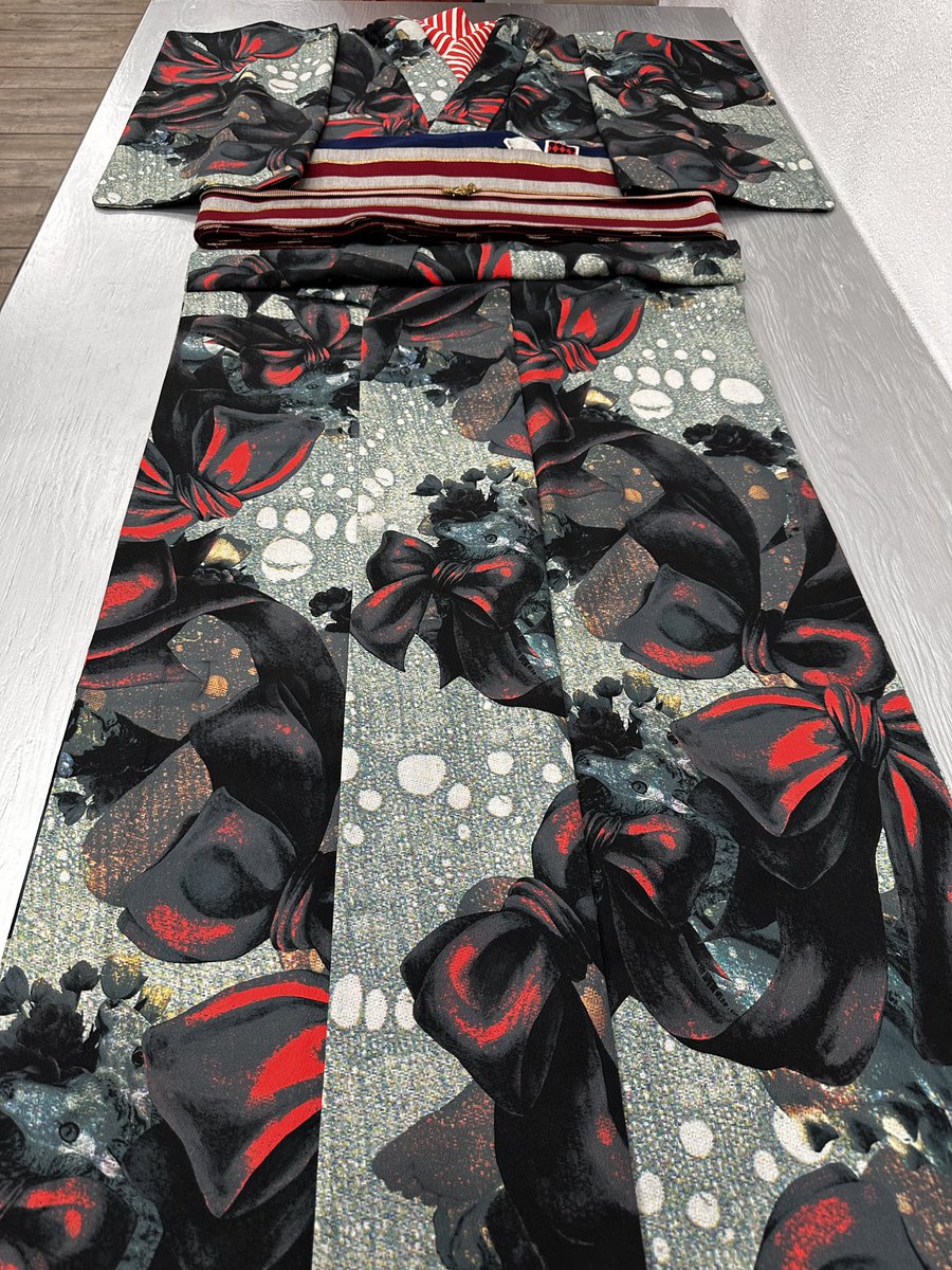 こちらにお邪魔してきてさんかくさんにもお会いしてきましたー！ 着物