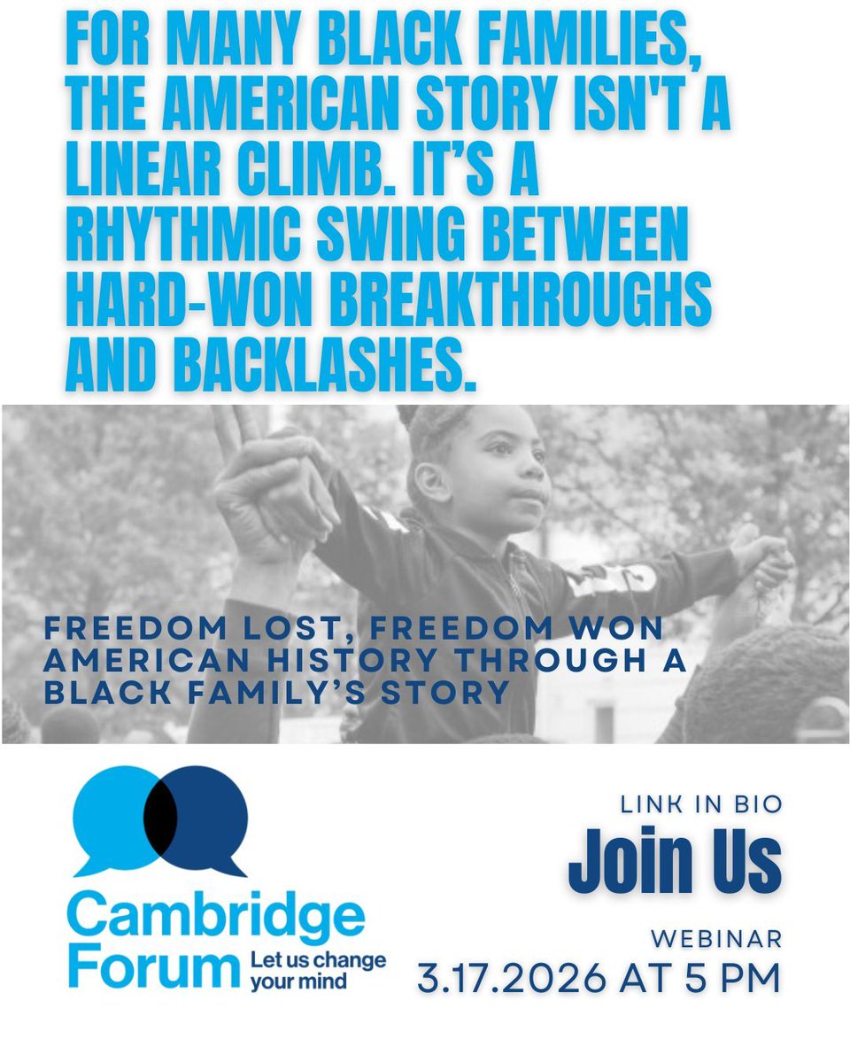 Cambridge Forum tweet media