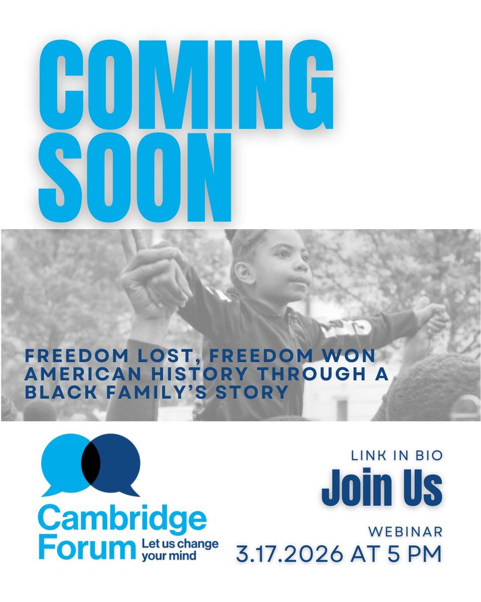 Cambridge Forum tweet media