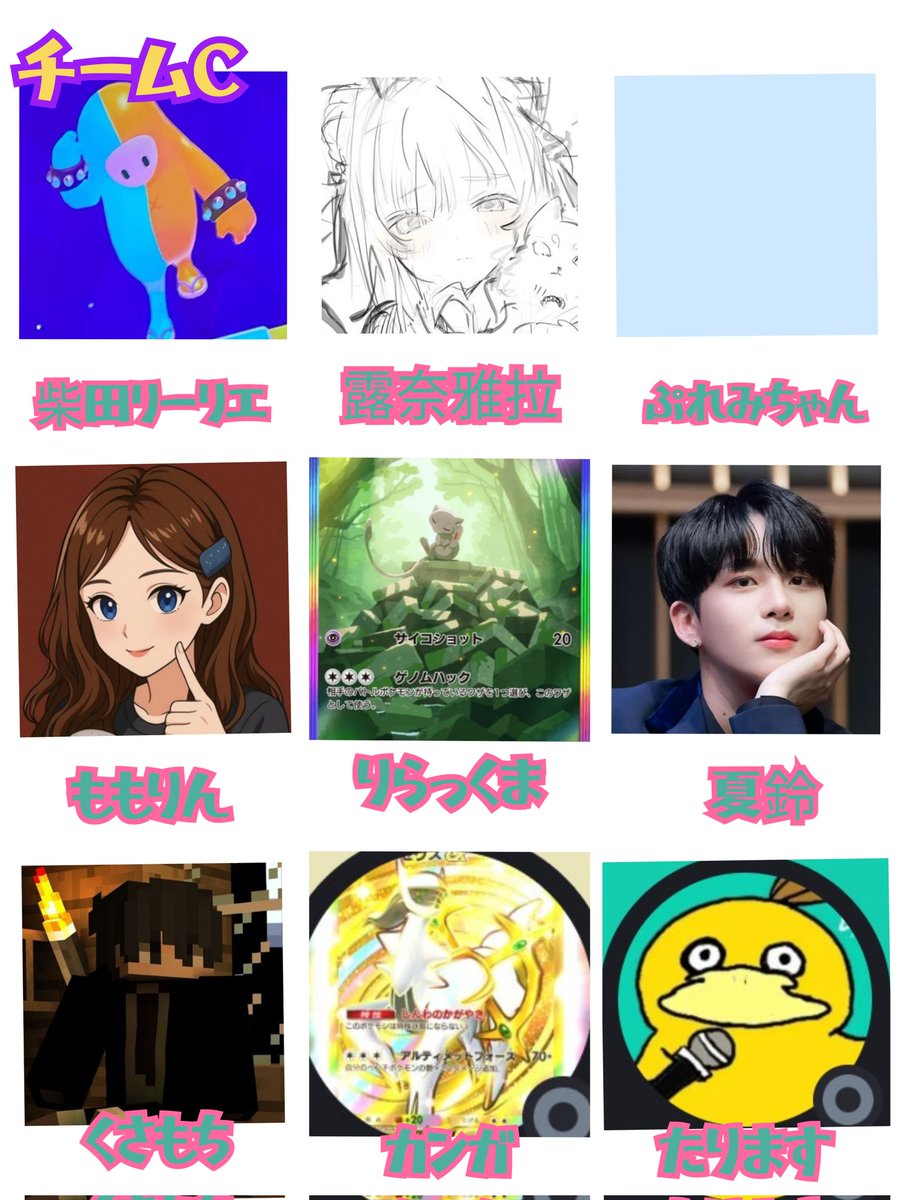 mollpkko_'s tweet photo. ✨️第4回モルペコ内戦✨️
今回はBDJ形式での内戦です！
モルペコ内でA〜Dのチームに分かれて戦います💪
誰が勝つのかみなさん予想してみてください🥰 https://t.co/bcq6JnrKg9