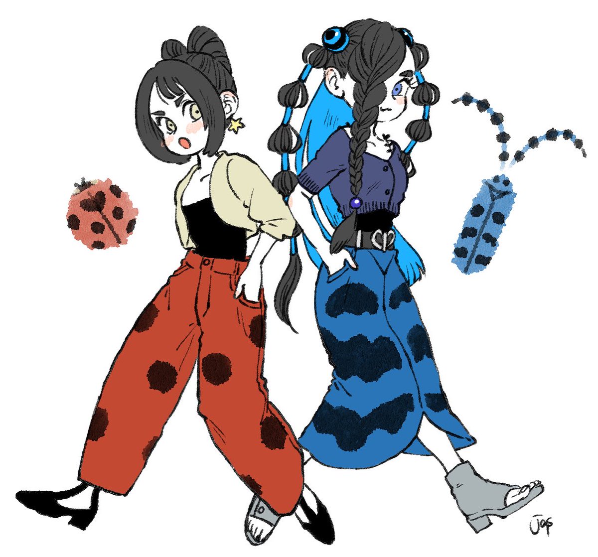 ジャス@虫擬人化 tweet media