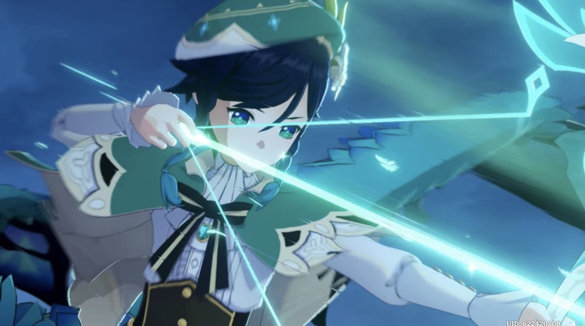 VENTI'S FIRST TIME ACTUALLY IN COMBAT OH MY GOD THEY ANIMATED IT SO WELL 😭😭😭😭😭😭