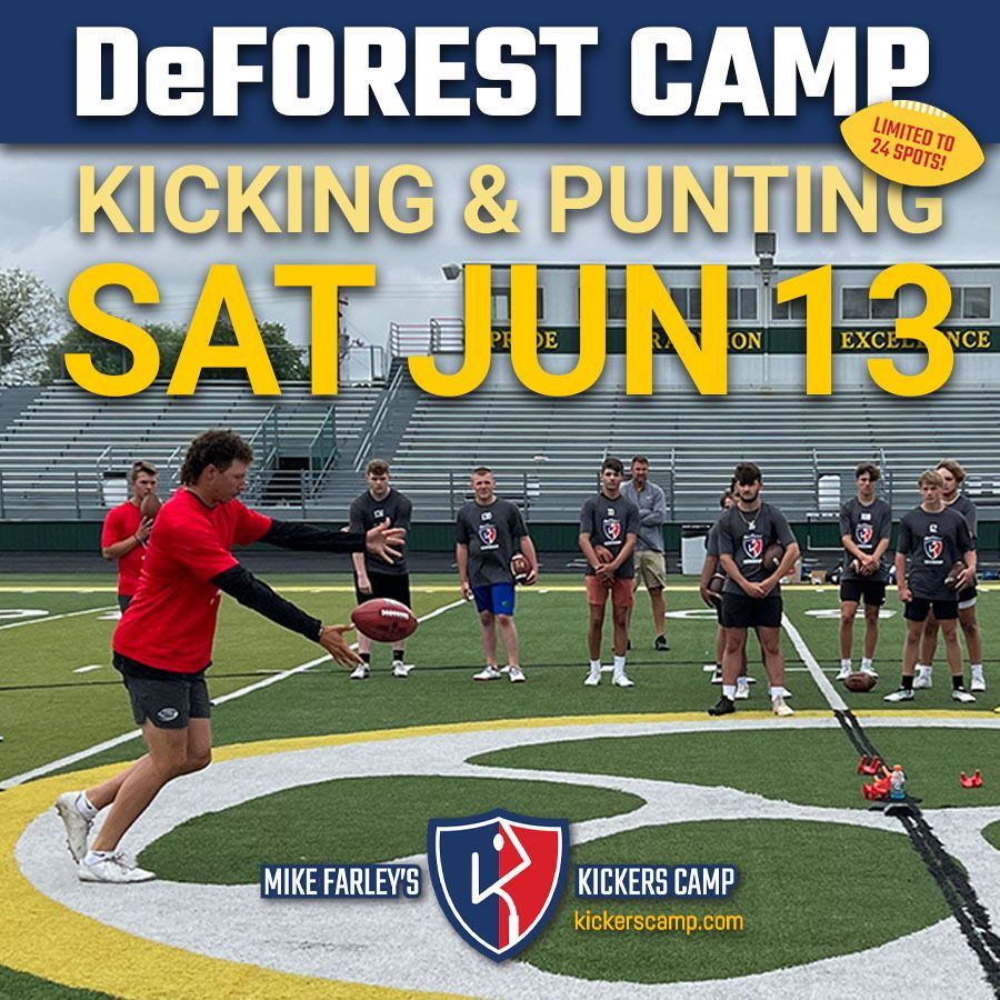 Mike Farley's Kickers Camp tweet media