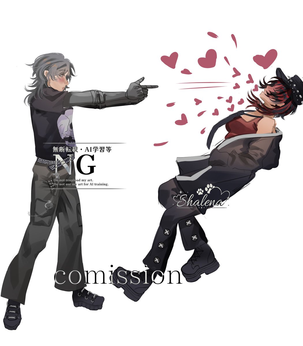 nyansha_'s tweet photo. Comission result!! Thank you for supporting me 🫶🏻🫶🏻
#artidn #sha_cms #artwork #ArtCommission https://t.co/fJnLCfAZZX