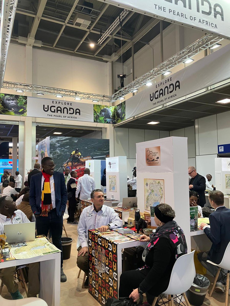 safaritoeast_a's tweet photo. Day 1 at ITB Berlin 🇩🇪
Destination Jungle and Uganda Jungle Lodges are proudly representing Uganda at ITB Berlin, connecting with global partners and promoting sustainable.
Great interest in authentic Ugandan experiences the journey continues!
#ITBBerlin #DestinationJungle https://t.co/nYxCSOqTNs