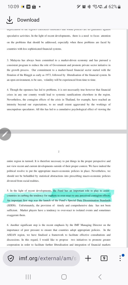 Siapa pada September 1997 yang mahu jatuhkan kerajaan Tun M <a href="/chedetofficial/">Dr Mahathir Mohamad</a> dgn mengguna IMF, bank luar negara? 
Rakyat Malaysia terbela pada masa itu pasal kita ada Tun M dan Allahyarham Tun Daim.