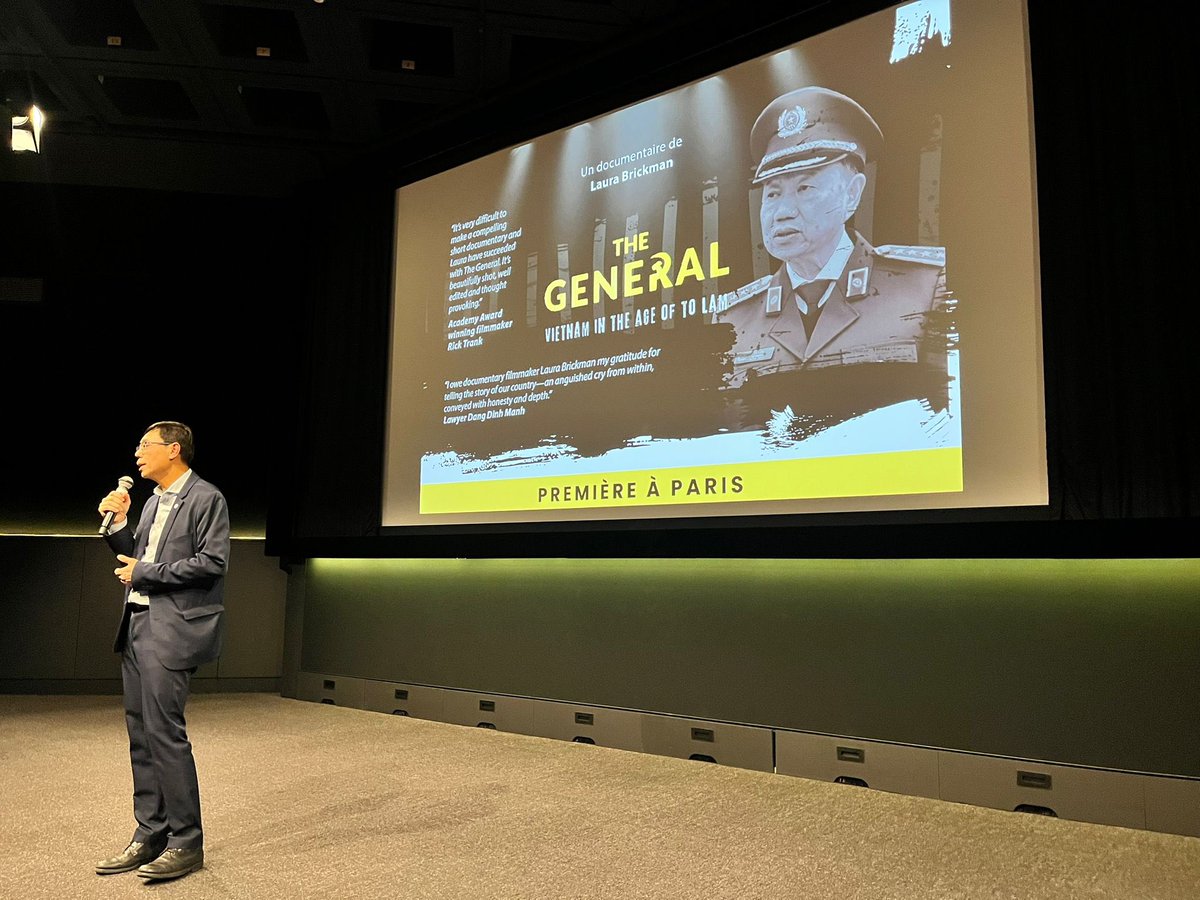 Beaucoup de monde, ce lundi 2 mars, au <a href="/forumdesimages/">Forum des images</a> pour la projection du film « Le Général – Le Vietnam sous l’ère de To Lam », en présence de sa réalisatrice, Laura Brickman.

Une salle comble, des échanges forts et indispensables face à la situation alarmante des droits