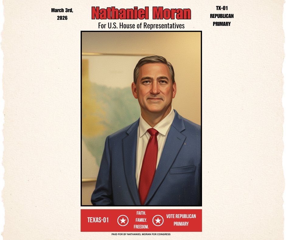 Nathaniel Moran for Congress tweet media