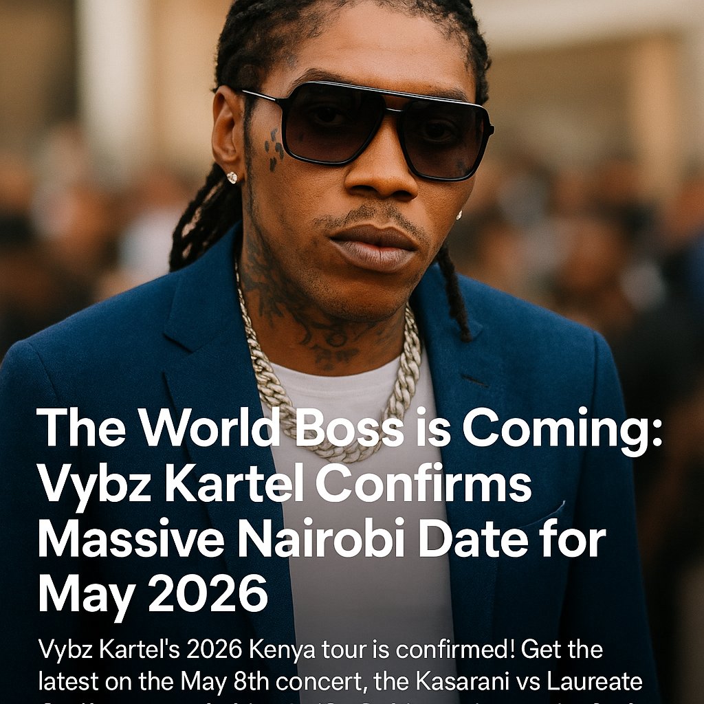 Rada__ke's tweet photo. ๐ The World Boss is Coming: Vybz Kartel Confirms Massive Nairobi Date for May 2026
...
๐ https://t.co/ZyuRWhhC5V
#VybzKartelKenya #Mookh.comTickets #TalantaEastAfrikaFestival #NairobiEvents2026 #GazaNation https://t.co/0w7UFU4Tme