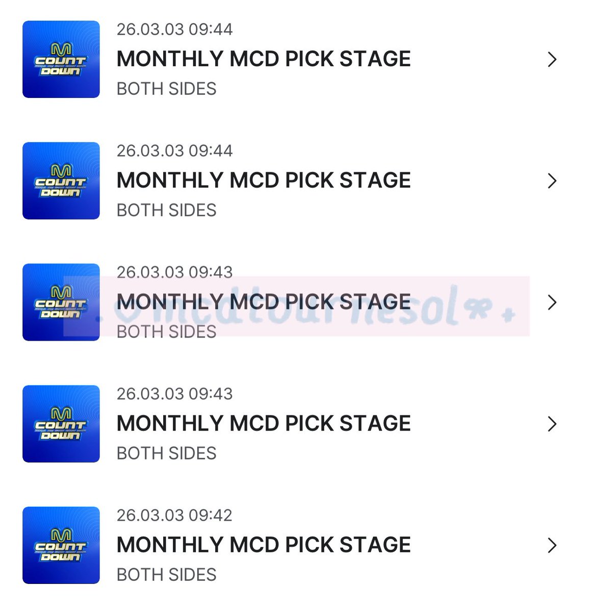 🐶🐰🗳️ เช็ค ๆ โหวตวันนิค่า

mubeat ✅
melon ✅
fancast ✅
mnet plus ✅
muniverse ✅
 
อย่าลืมแวะไปหย่อนโหวตก่อน 22.00 นะคะ ช่วยสองเจด้วยยยยยน้าาาาา ♡
#โหวตเพื่อเจโน่แจมิน