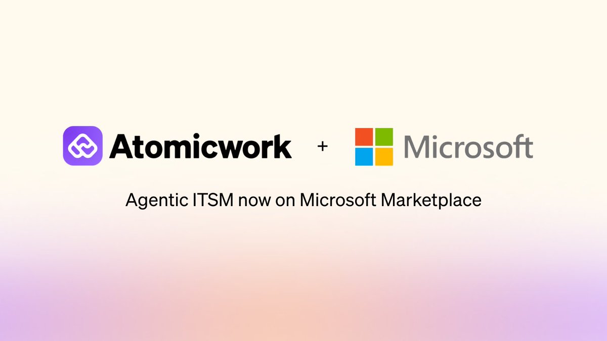 Atomicwork tweet media