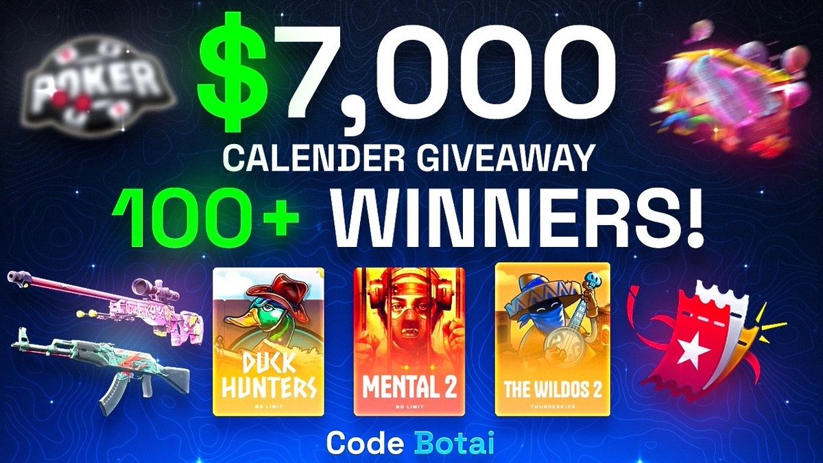 💕March 7K VIP IS LIVE
🎉Feb VIP STATS:
💸$7K given🧑‍🤝‍🧑100+ winners! 
🃏VIP POKER 2x $500 monthly
👉Track the VIPs GWs here:
refbot.ai/calendar
🌟Discord.gg/botai to join
🗓Verifications start on third!
‼️Verify in discord!
✅$50 for random RT + Tag