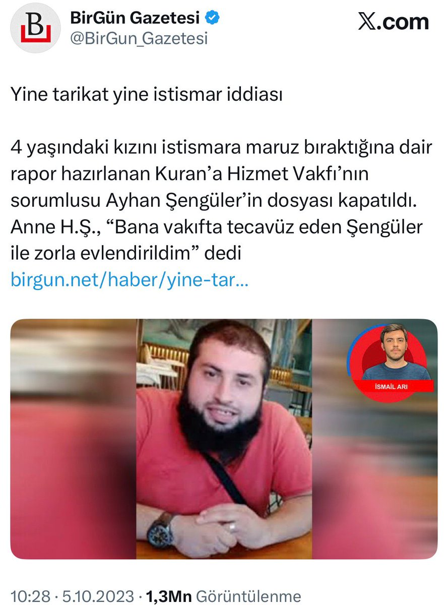 İsmail Arı tweet media