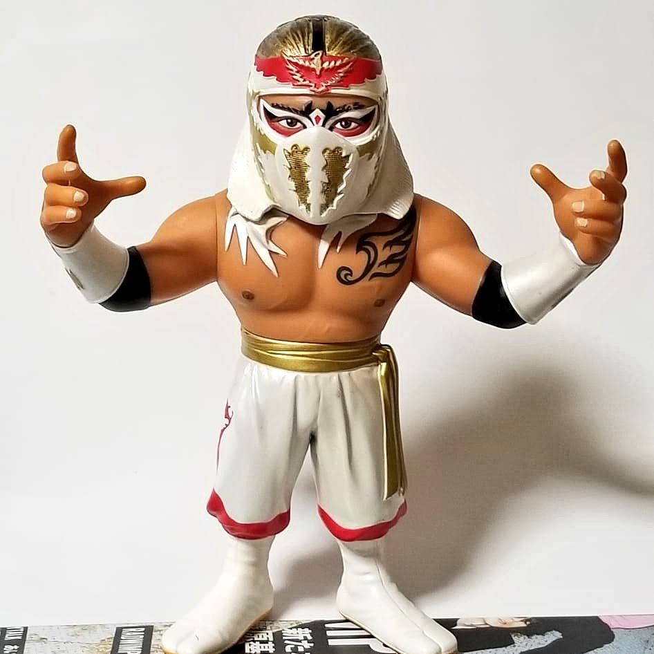 ハヤブサ選手。生前の雄姿を生で観たかった。数年前購入したフィギュア