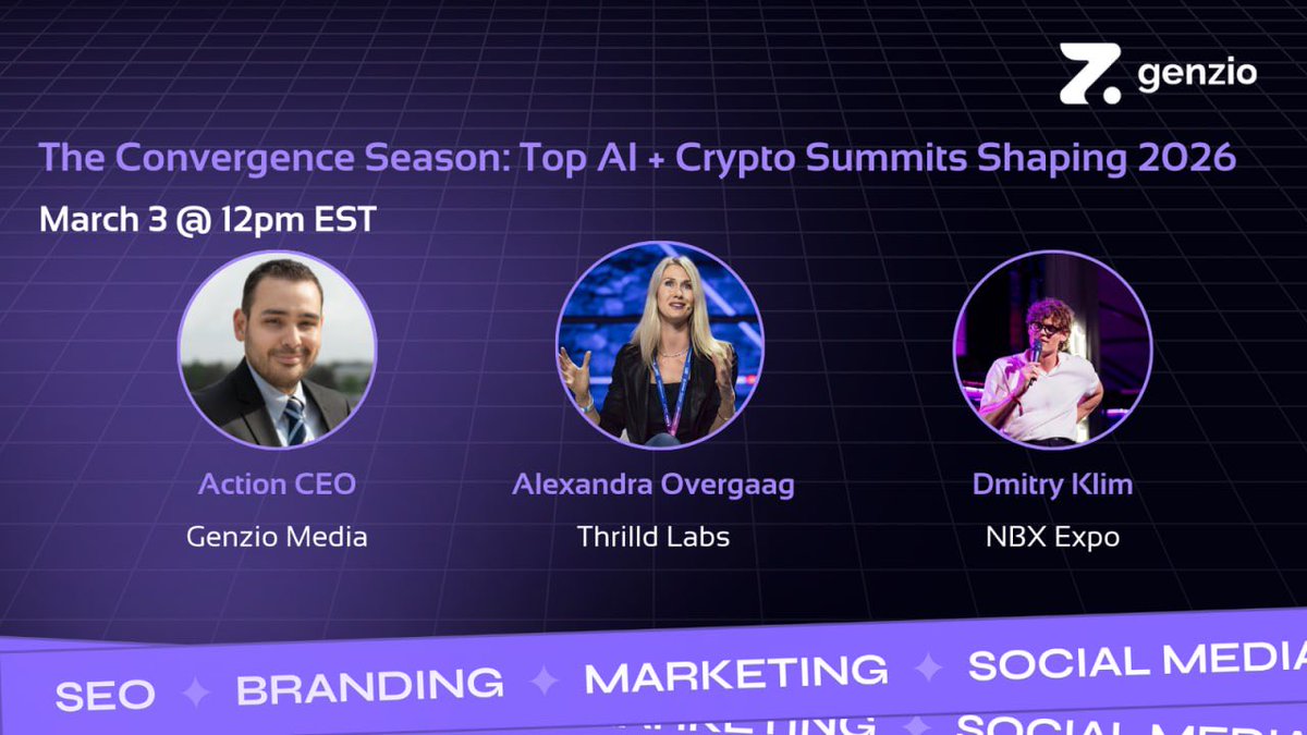 Genzio Media 📍HumanX tweet media