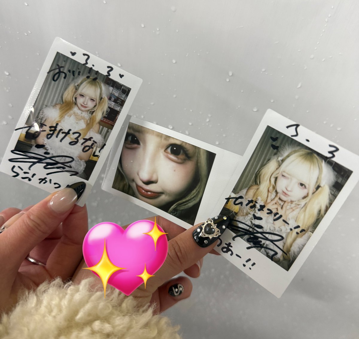 最近どアップチェキにハマっている今日のてんさん