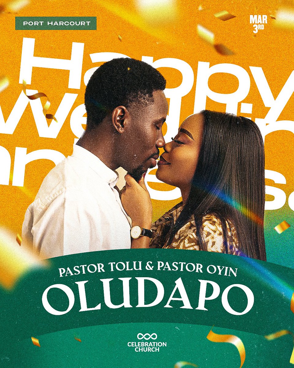 CCI_PH's tweet photo. Happy anniversary @tolulopeoludapo and @oyinoludapo
We pray that your marriage continue to grow sweeter and more beautiful with each passing year, may the love of His continually bind you together in unity, peace and joy.
Cheers to many more beautiful years together.
#CCIPH https://t.co/BEfvghhk8N