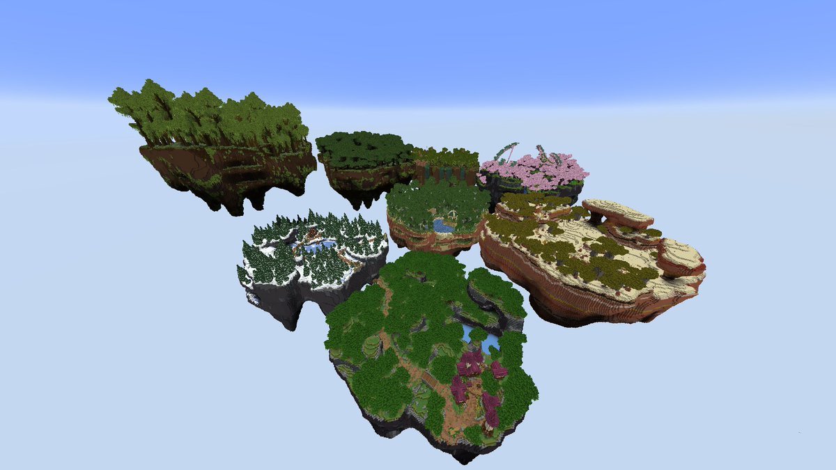 CptRin_'s tweet photo. Some Custom Biomes I've Made with the Use of WorldEdit mainly https://t.co/qlEduwd34i