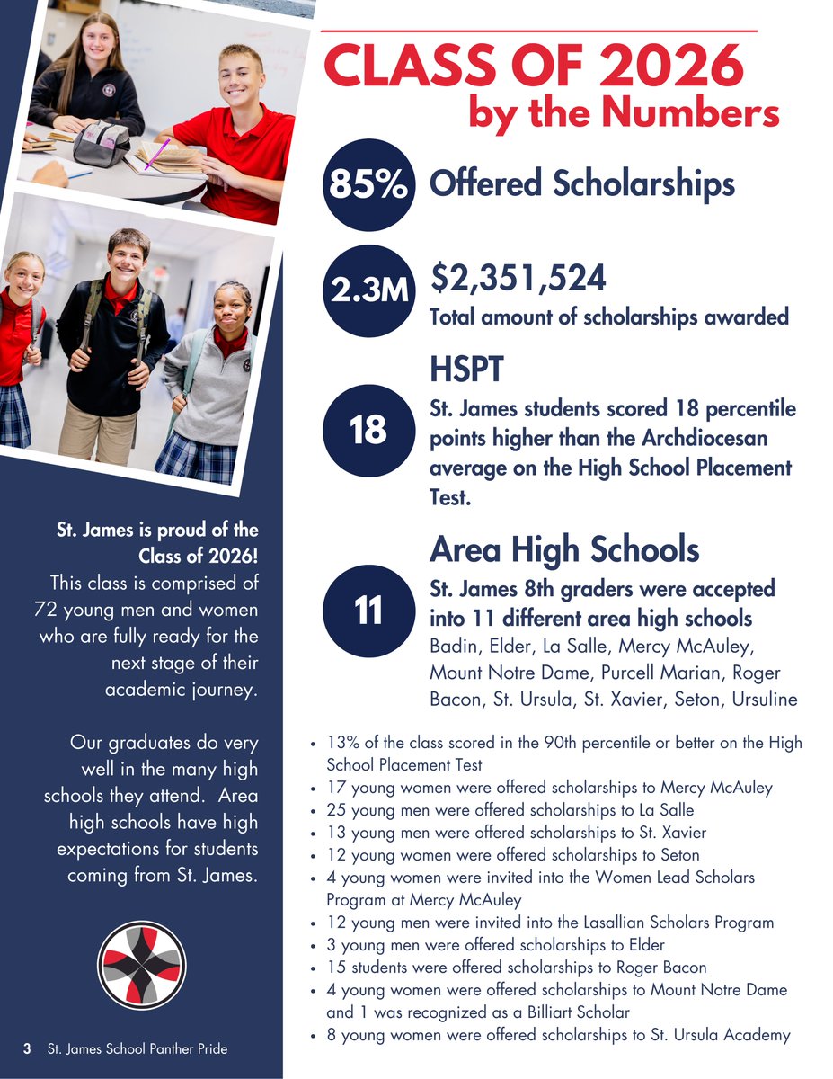 St. James School WO tweet media