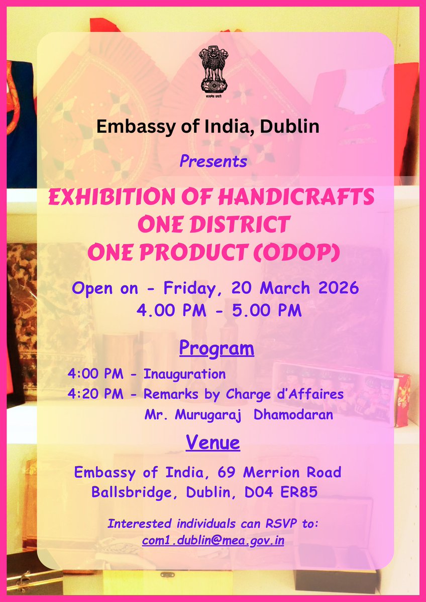 India in Ireland (Embassy of India, Dublin) tweet media