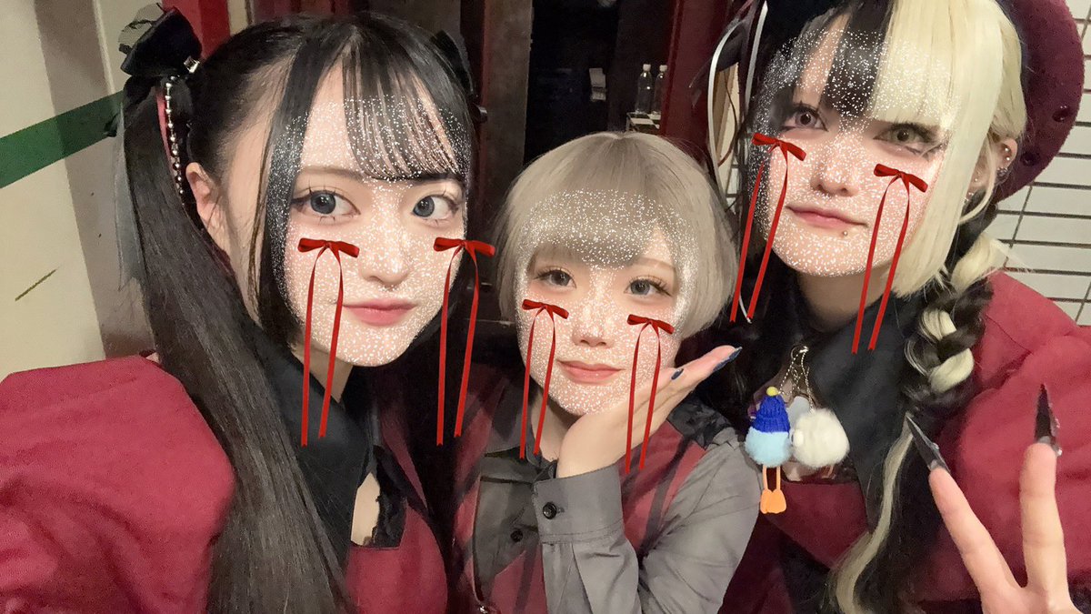 3/3🌓PERSONA🌓

きらり＠kirari_mixguise
になこ<a href="/ninaco_mixguise/">になこ@ 万年腹痛は自認アーニャ</a>
ぱぼ<a href="/paboxo_mixguise/">ぱぼﾁｬﾝﾁｬﾝｺ</a>

#mixguise #コンカフェ #大阪