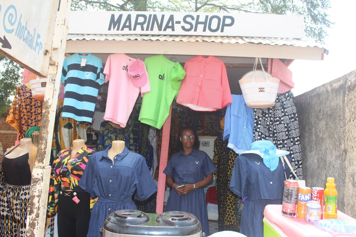 Après des années de refuge en Côte d’Ivoire,  Marina est revenue en 🇨🇫 avec une ambition claire: entreprendre &amp;   réussir
Aujourd’hui, Marina Shop- est le symbole de son courage &amp;son   indépendance.
#IWD2026, Nous célébrons des femmes comme elle en mars: déterminées &amp;audacieuses.
