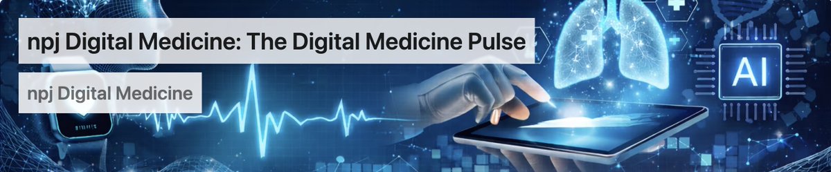 npj Digital Medicine tweet media