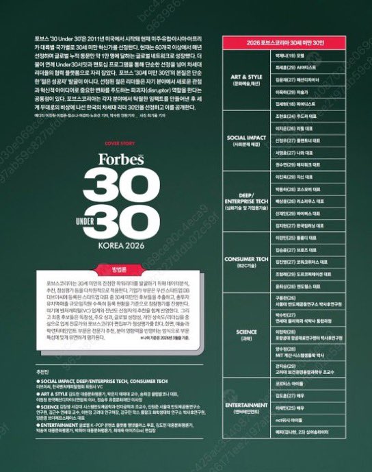 우리오빠가 그 말로만 듣던 포브스 선정 준비된 배우 래요… 나 우리오빠 너무 멋져서 복복복 해주고 시퍼요….. 😭😭