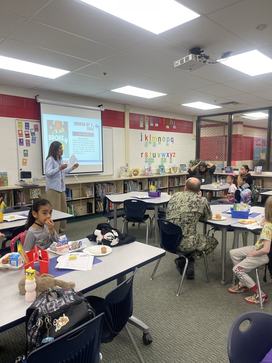 NISDCodyLibrary's tweet photo. A HUGE THANK YOU to our Cody families for joining us at our first Family Book Club! We enjoyed reading Broken by X.Fang, made meaningful connections, played a game using story elements, and finished w/ an art activity. Can’t wait for the next one! #BookClubsAreCool #LetsRead https://t.co/uCRbjEi3s2