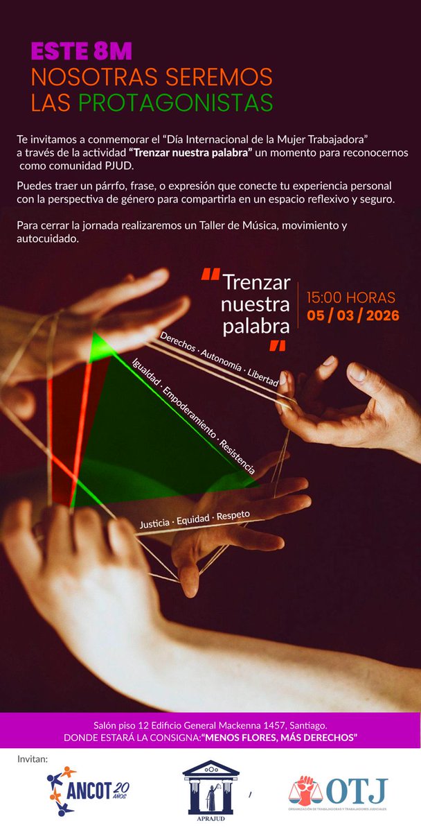 Organización de Trabajador@s Judiciales tweet media