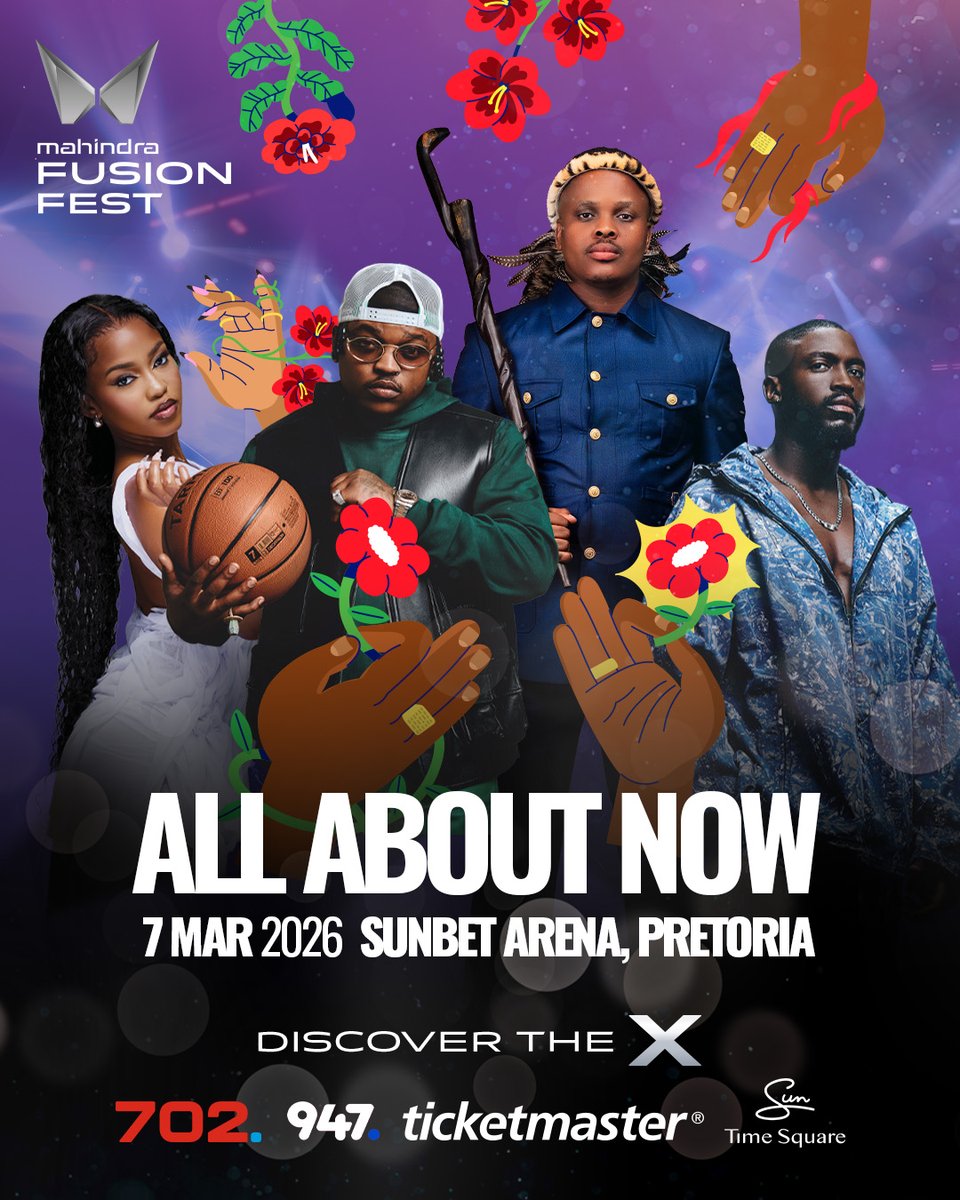 Mahindra_SA's tweet photo. #MahindraFusionFest brings Yanos x Maskandi to one stage 🔥

@ZeeNxumaloZA, @DaliWongaSA, @FOCALISTIC &amp; @khuzani_khuba live at SunBet Arena.

Get your tickets on @TicketmasterZA : https://t.co/BVax1gQYc4

#DiscoverTheX https://t.co/0cyGH4fgaM
