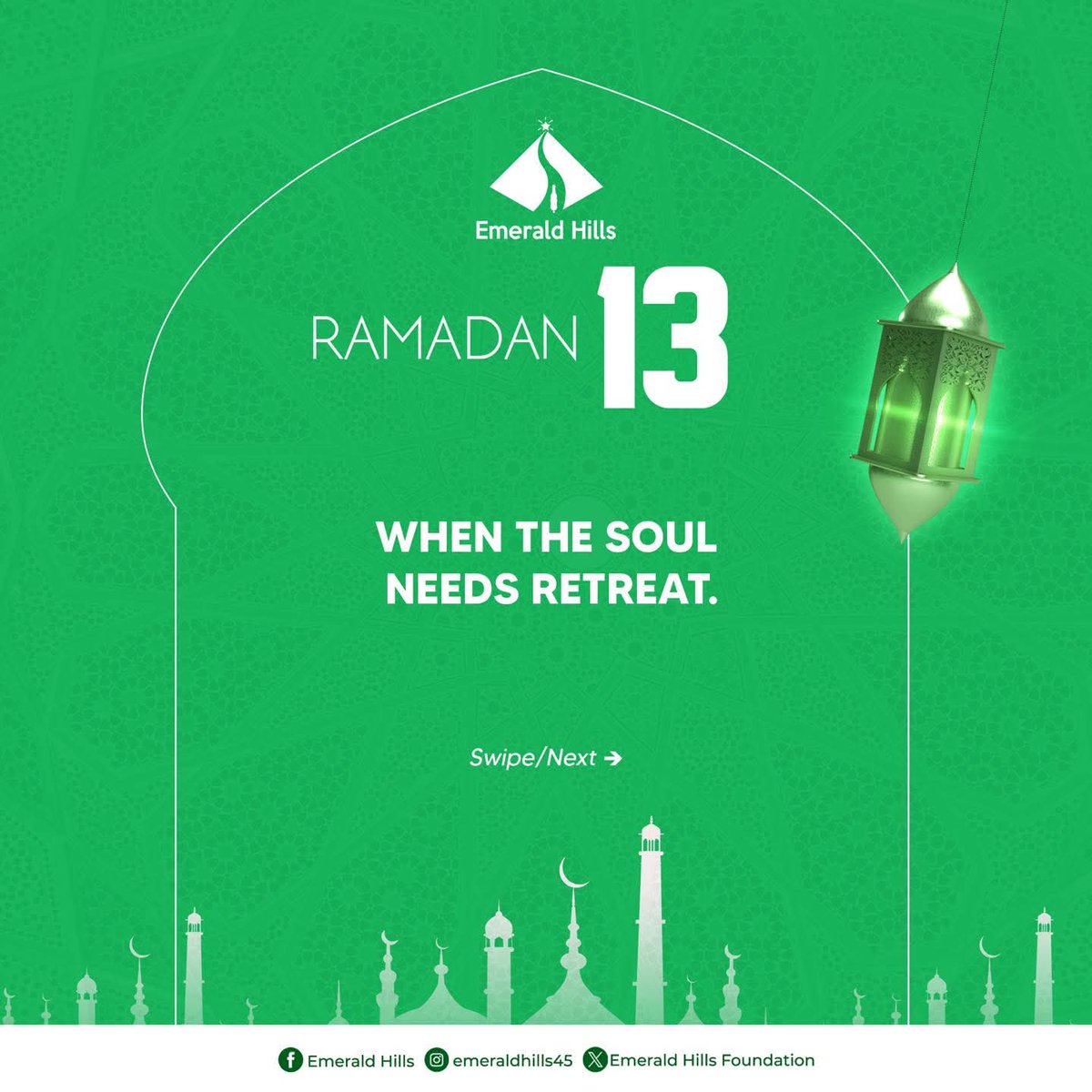 EH_Foundatn's tweet photo. Even if you are unable to perform the complete i'tikāf this Ramadan, silence your phone, shorten conversations, spend more time in sujud and make time for deliberate solitude with Allah. 

#EmeraldHills #Ramadan1447 #RamadanDay13 #Itikaf #itikaframadhan https://t.co/sNsZbGe5c3