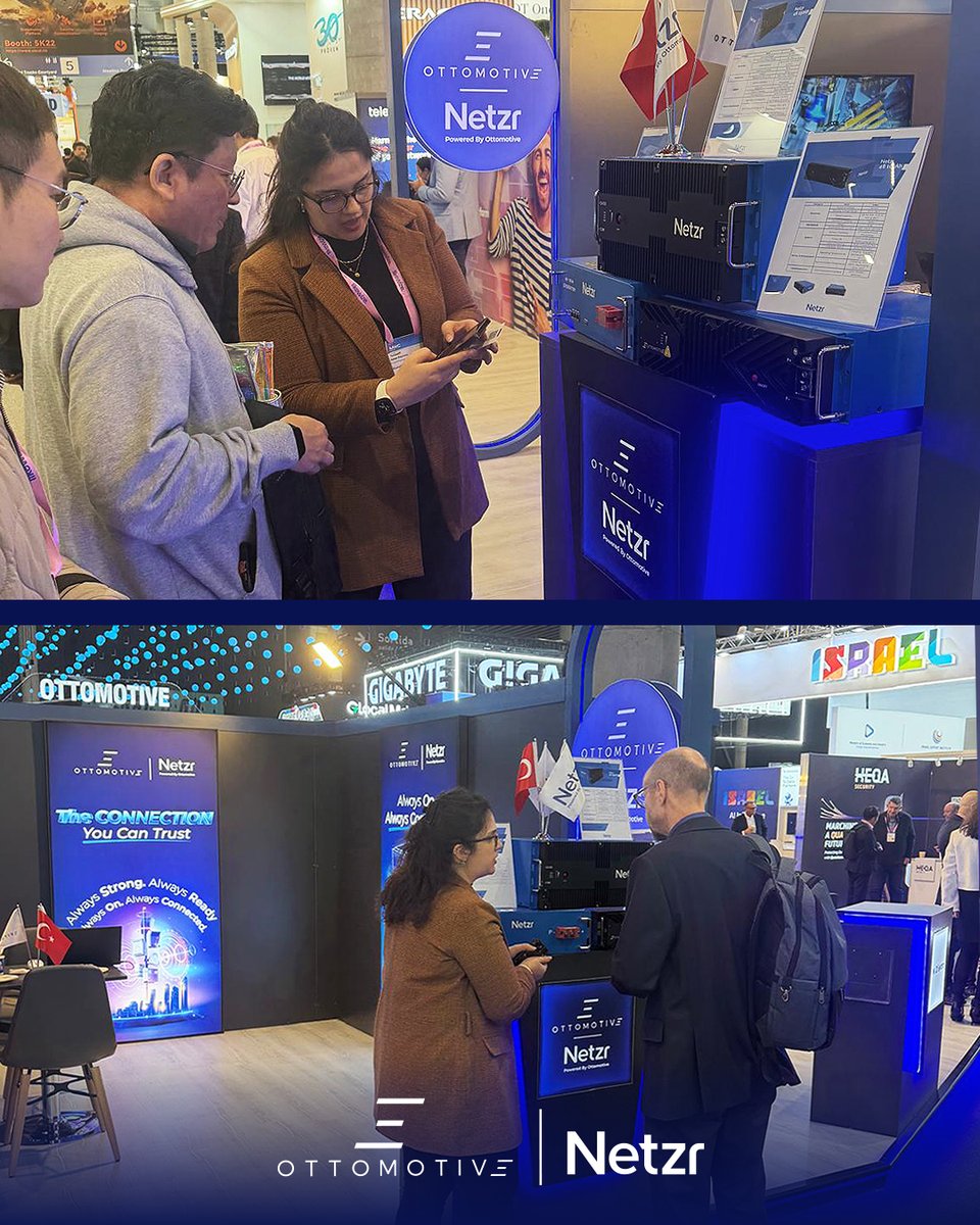netzrtechnology's tweet photo. MWC Barcelona 2026 has officially started!

We’re excited to welcome you at Fira Gran Via, Barcelona — Booth 5F61. Here are some highlights from the first day:

2–5 March 2026

Booth:#5F61 https://t.co/y3gsmFeRfp