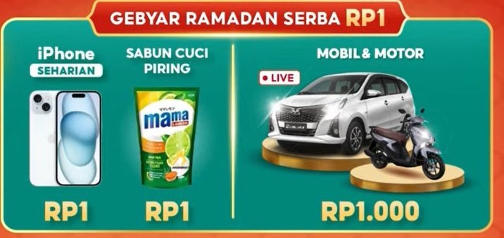 ManYT62029's tweet photo. jam segini udah deg-degan nungguin promo puncak shopee. pengen banget dapet Motor Seribu Rupiah atau iPhone Rp1, doain ya guys biar jari gue secepat kilat #ShopeePromoPuncakHariIni https://t.co/XcGRQgjAPz