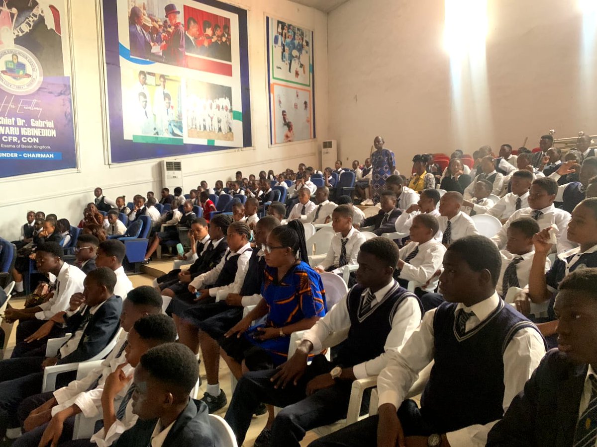 mwan_edo's tweet photo. MWAN Edo State chapter in collaboration with Medvical International had the opportunity to give a health talk to a group of students of the Igbinedion Education Centre, Benin.

Date:27 February 2026

Dr. Mary Ehimigbai 
President MWAN Edo

Dr. Ann Inegbenosun 
Publicity Secretary https://t.co/IPZeUxxYmk