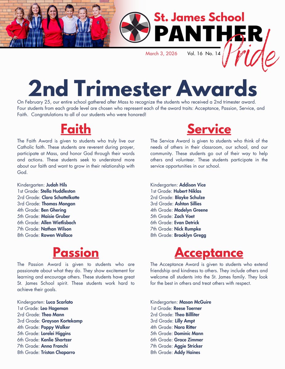 St. James School WO tweet media