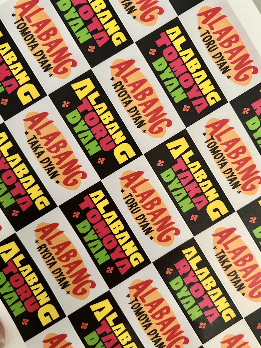 nemumako's tweet photo. (di pa ko tapos maggupit pero) i will be giving away stickers tom!! also bringing a small banner, sulat kayo pls HDJAHSJA 😭 #ONEOKROCKinMNL2026 https://t.co/V40NkWujcU