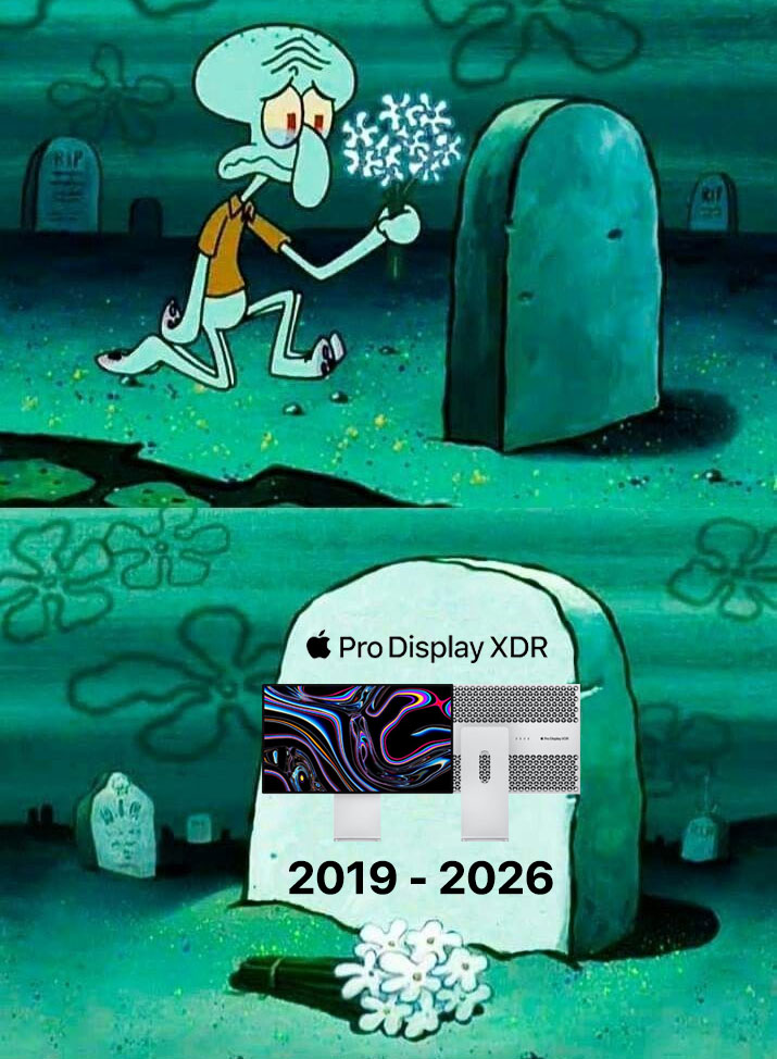 Apple has just discontinued the $5,000 Pro Display XDR and the $999 Pro Stand.