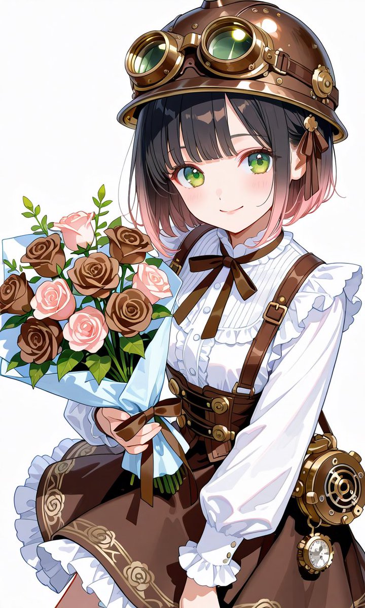 20000フォロワーさん達成おめでとうございます🤍
プチマイブームのスチームパンク衣装でお花を贈ります💐✨
#AIする君へ花束を