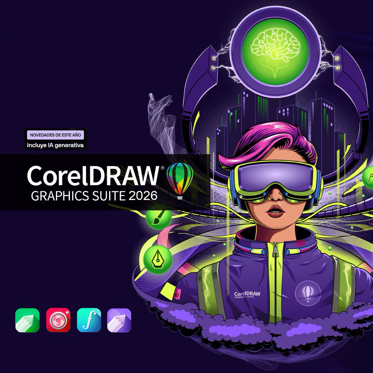 Nuevo CorelDRAW Graphics Suite 2026 ahora con IA ✨ 
Descubre las nuevas funciones de inteligencia artificial generativa integradas dentro de CorelDRAW y Photo-Paint 👉 corelclub.org/coreldraw-2026… #diseñografico #coreldraw #InteligenciaArtificial #coreldraw2026