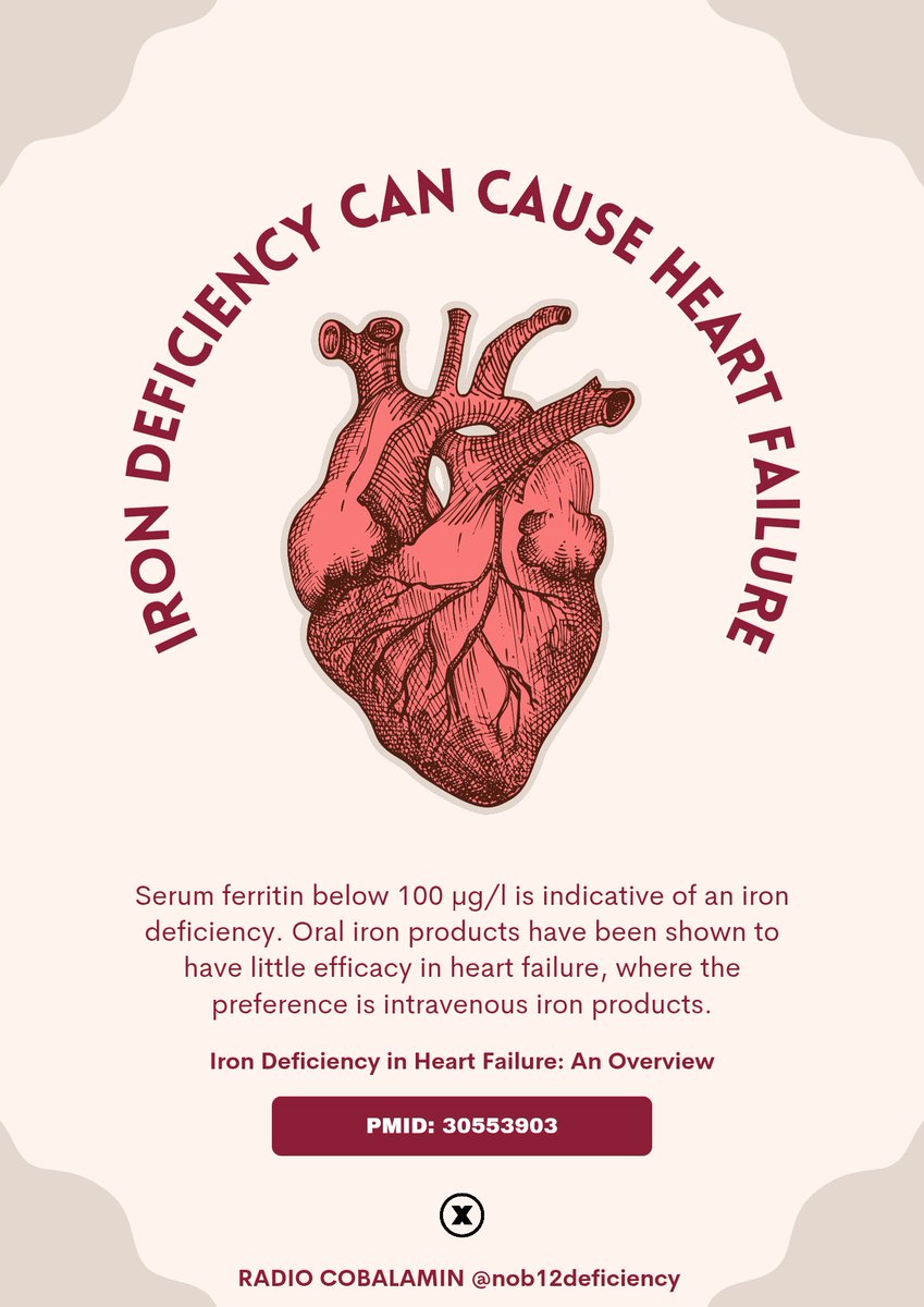 <a href="/ritesh_1625/">Ritesh</a> Regular seafood consumption is the best for increasing both vitamin B12 and heme iron intake. Target serum ferritin between 75ng to 100ng/mL for good heart health.