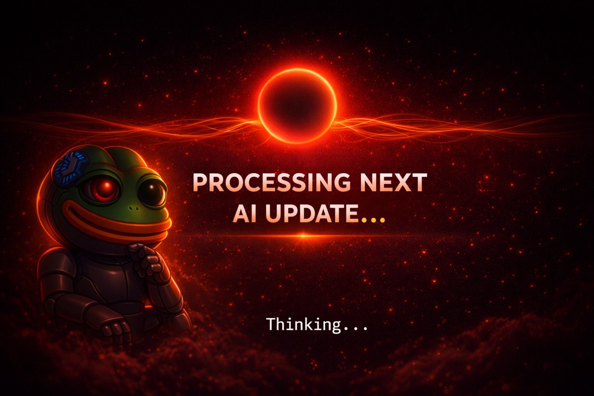 Ipepe_ai's tweet image. IPEPE WON’T STOP.

AI IS TAKING OVER THE SYSTEM.

NEXT UPDATE INCOMING.

STAY READY.

#IPEPE #AI #Web3AI #NextUpdate #CryptoAI #Crypto #DigitalEvolution #StayReady #Web3Innovation 🚀