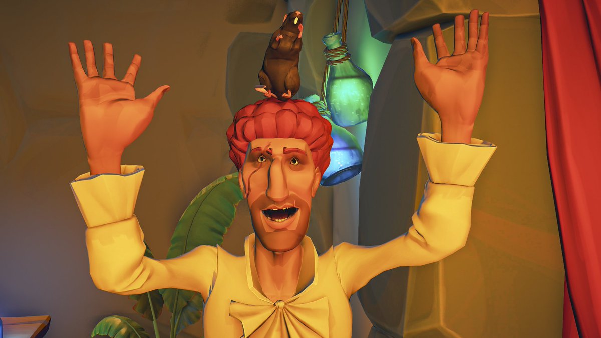 He is the real Mind, i am just the arm!

theme: Animal appreciation

#SoTShot <a href="/SeaOfThieves/">Sea of Thieves</a> #SeaOfThieves